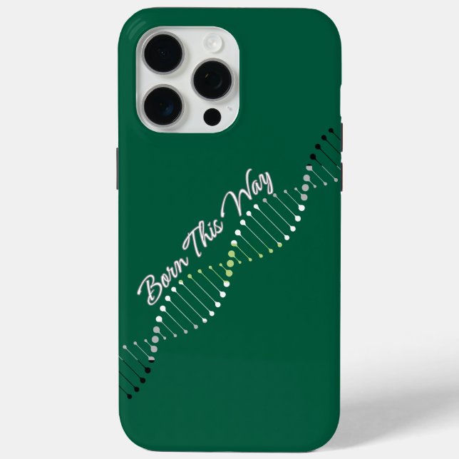 So geboren - DNA-Agender Case-Mate iPhone Hülle (Rückseite)