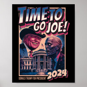 So gehen Joe Funny Pro Trump 2024 Poster