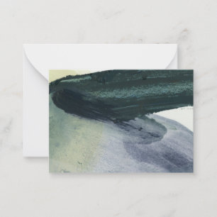 "So geht's": Original Abstrakte Note Card Mitteilungskarte