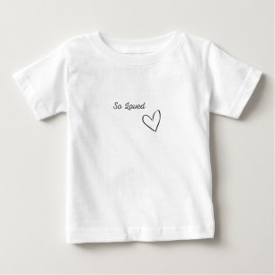 "So geliebtes" Kids-T-Shirt Baby T-shirt