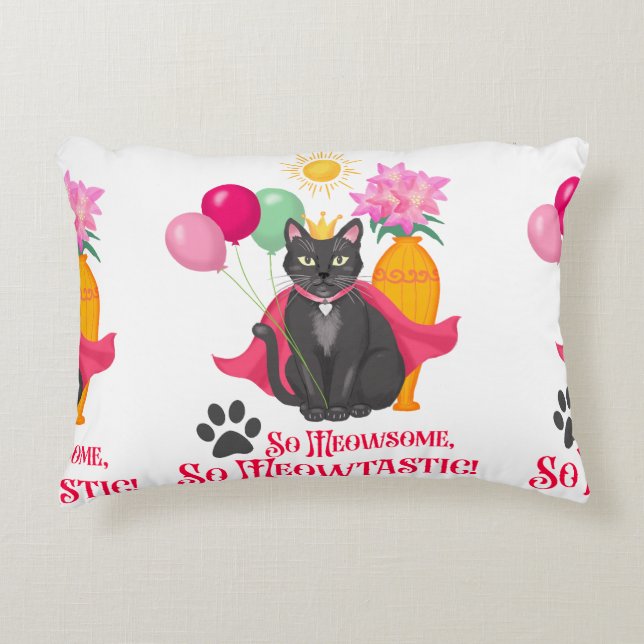 So gemein, so Meowtastisch! Dekokissen (Vorderseite)