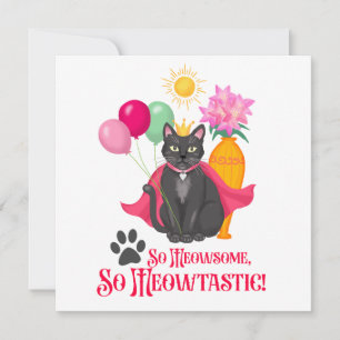 So gemein, so Meowtastisch! Einladung