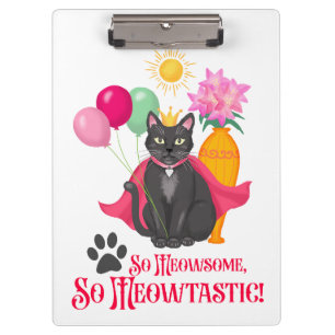 So gemein, so Meowtastisch! Klemmbrett