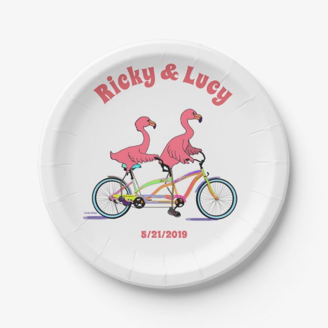 So glücklich zusammen pappteller (Vorderseite)