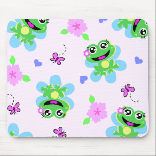 so glücklicher Froschdruck Mousepad