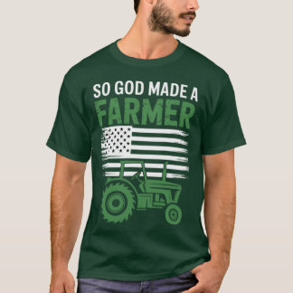 So Gott machte einen Bauern, Farming Farmer - vint T-Shirt