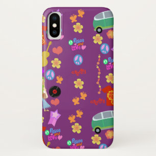 So Groovy Sechzigerjahre lila Muster Case-Mate iPhone Hülle