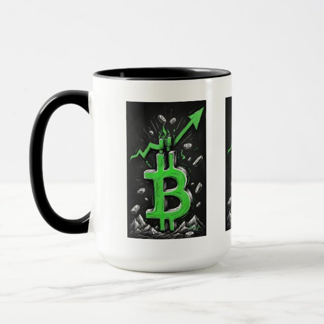So grün wie Geld Tasse (Links)