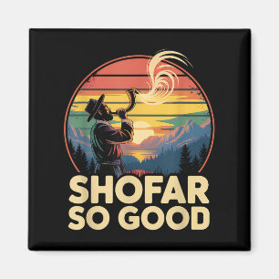 So gut lustiges Rosh Hashanah jüdischer Feiertag S Magnet