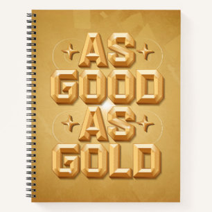 So gut wie Gold Bullet Notebook Notizbuch