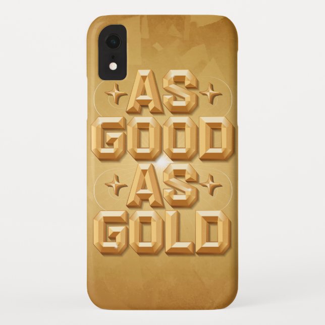 So gut wie Gold-Phone-Fall Case-Mate iPhone Hülle (Rückseite)