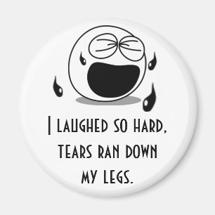 So hart lachten magnet