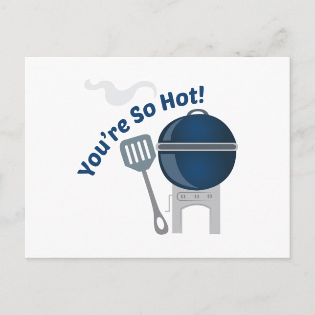 So heiß! postkarte (Vorderseite)