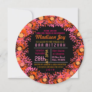 SO HÜBSCH DAISY Bat Mitzvah Einladung