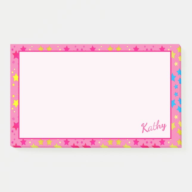 So hübsch ein überdimensionaler Beitrag, den sie K Post-it Klebezettel (Vorderseite)