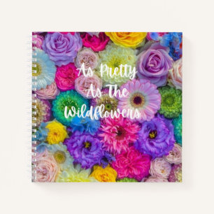 So Hübsch wie ein Wildblume SpiralNotebook Notizbuch