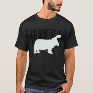 So Hungriges Nilpferd T-Shirts Lustig Süßes Hippop