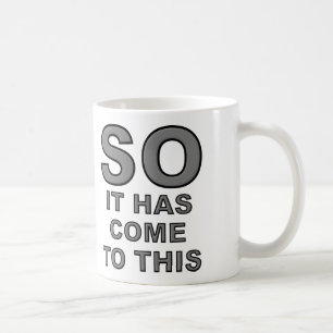 So ist es um diese lustige Tasse gegangen