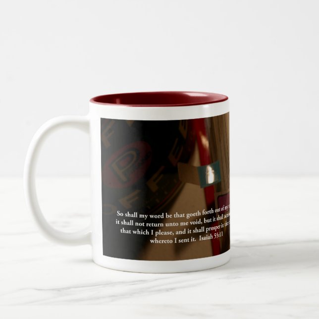 So ist mein Wort Zweifarbige Tasse (Links)