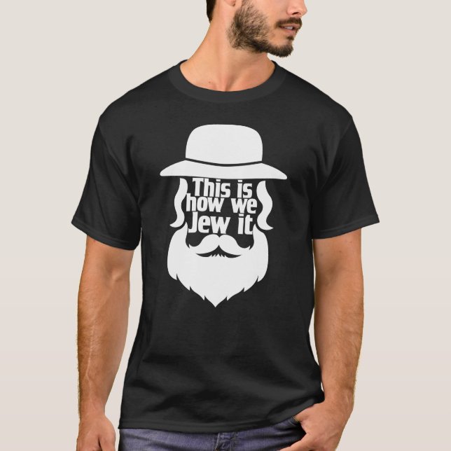 So jüdisch ist es - jüdisches Weihnachtsgeschenk T-Shirt (Vorderseite)