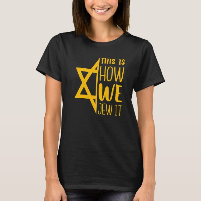 So jüdisch jüdischen Urlaub Hanukkah T-Shirt (Vorderseite)