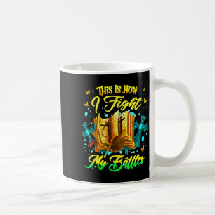 So kämpfe ich meine Schlachten Inspirational Chris Kaffeetasse