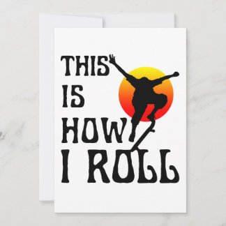 So kann ich rollen einladung