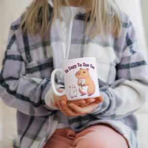 So können Sie sehen - Niedliche Capybara Art Kaffeetasse