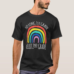 SO LANGE 1. GRADE HELLO 2. GRADE Lehrerin Student T-Shirt