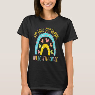 SO LANGE 3. GRADE HELLO 4. GRADE Lehrerin Studenti T-Shirt
