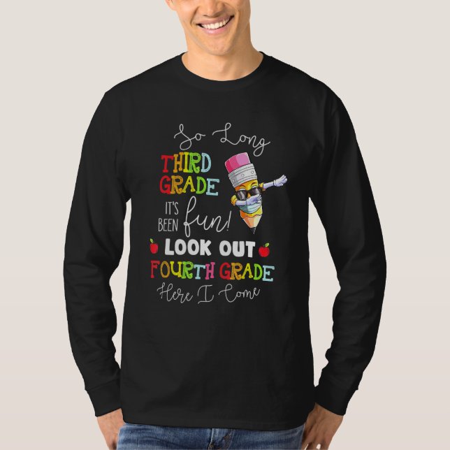 So lange 3. Klasse Ausblick 4. Klasse hier komme i T-Shirt (Vorderseite)