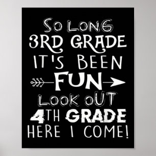 So lange 3. Klasse es war Spaß Aussehen 4. Klasse Poster