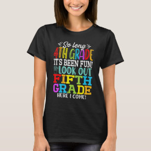 So lange 4. Klasse Niedlich Ausblick auf 5. Klasse T-Shirt