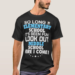 So lange die Grundschule hier in der Mitte aussieh T-Shirt