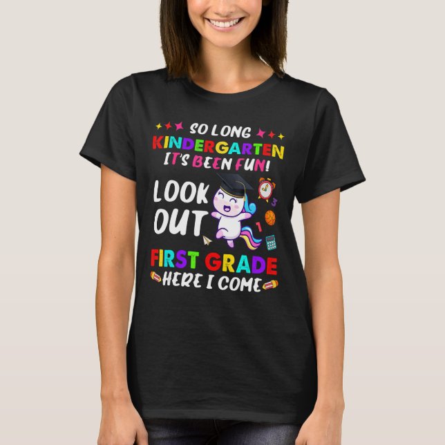 So lange Kindergarten 1. Klasse hier komme ich mag T-Shirt (Vorderseite)
