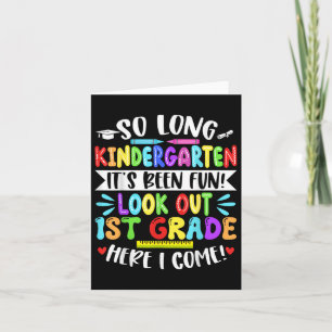 So lange Kindergarten glücklich letzten Tag der Sc Karte