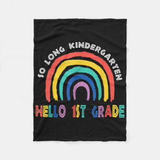 So lange Kindergarten Hallo Sommer für Kinder Lehr Fleecedecke