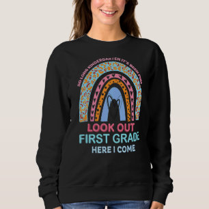 So lange Kindergarten hier komme ich 1 Grad Regenb Sweatshirt