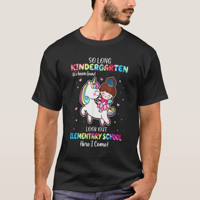 So lange Mittelschule hier komme ich zur High Scho T-Shirt (Vorderseite)