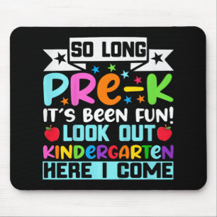 So lange Pre K Kindergarten hier Graduierte letzte Mousepad