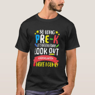 So lange Pre K Kindergarten hier Graduierte letzte T-Shirt