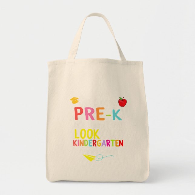 So lange PreK Kindergarten hier komme ich Abschlus Tragetasche (Vorne)