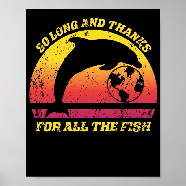 So lange und vielen Dank für alle Fisch Dolphin Su Poster (Vorne)