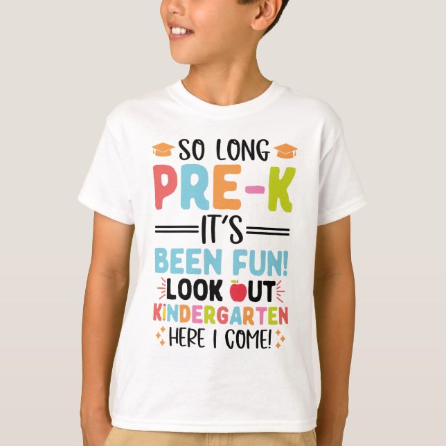 So lange vor dem K Kindergarten hier komme ich T-Shirt (Vorderseite)