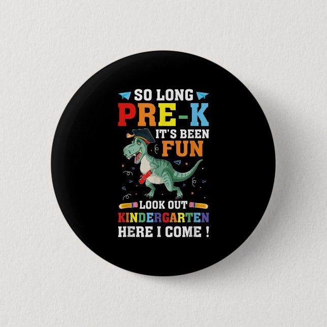 So lange vor der Schule Abschluss Kindergarten Er Button (Vorderseite)