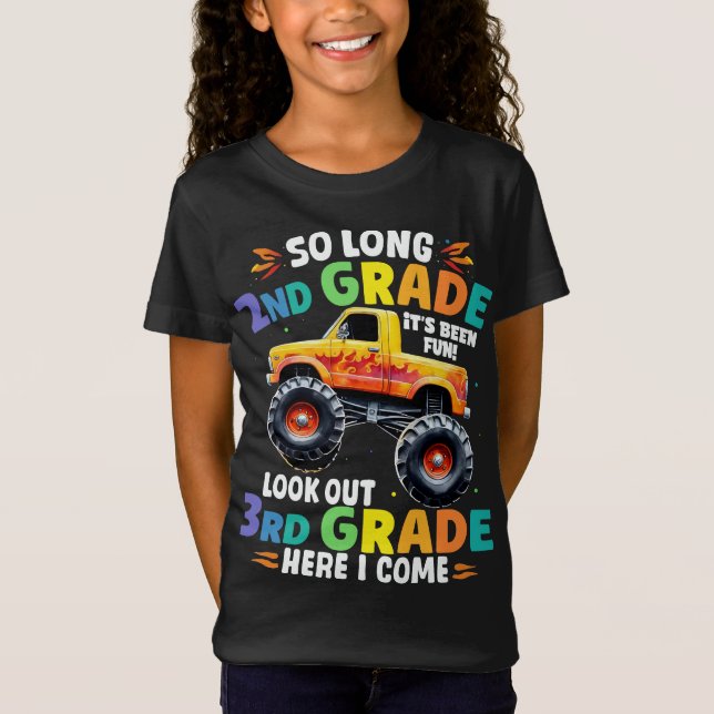 So langer Monster Abschluss der zweiten Klasse T-Shirt (Vorderseite)
