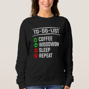 So listen Sie die Kaffeewaldarbeiten für den Schla Sweatshirt