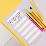 So listen Sie Skriptstreifen mit einem blush-magne Magnetischer Notizblock<br><div class="desc">Liste mit schicken Skripten machen.</div>