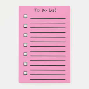 So listen Sie Sticky Note Pink auf Post-it Klebezettel