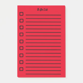 So listen Sie Sticky Note Red 2 auf Post-it Klebezettel
